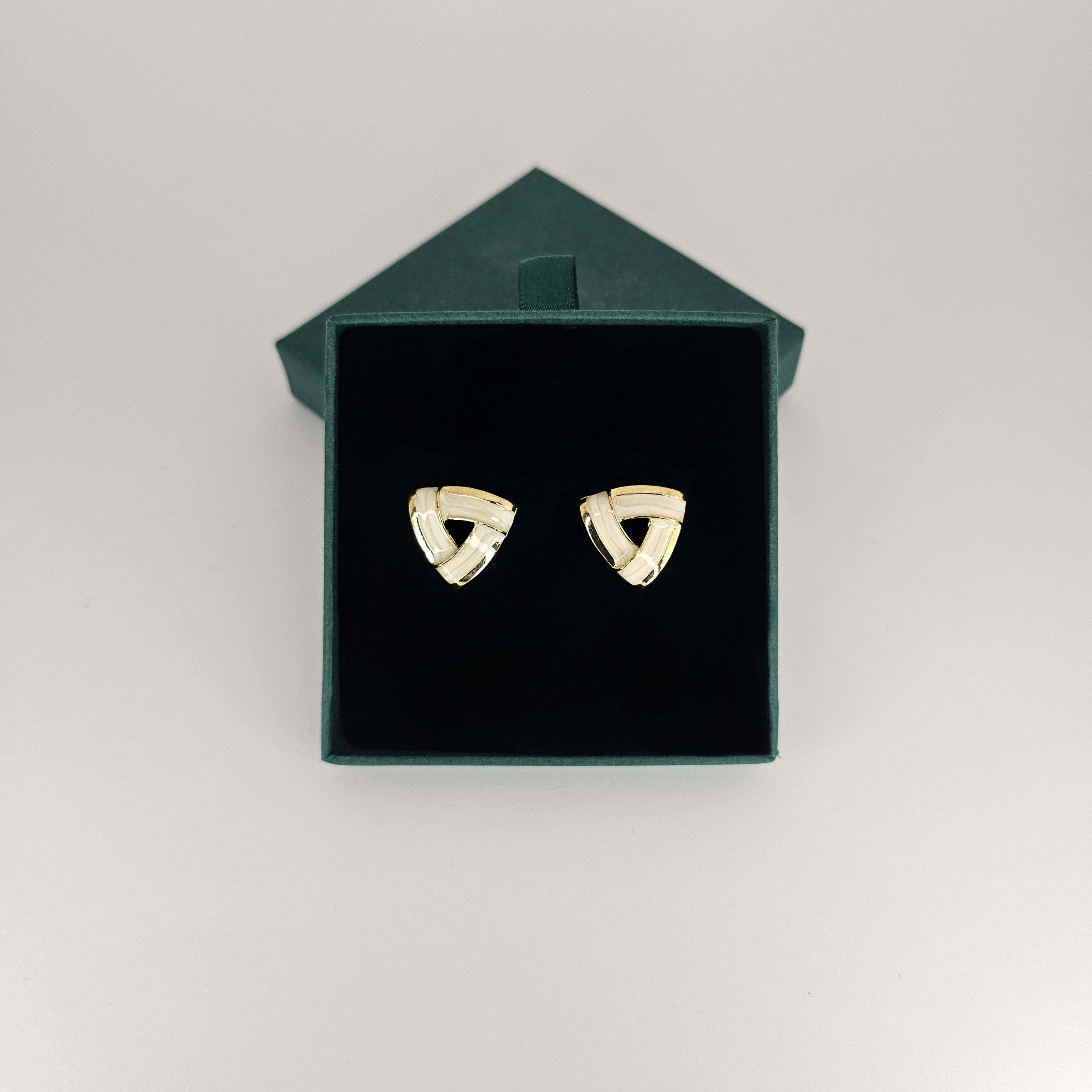 Ivory & Gold Earrings